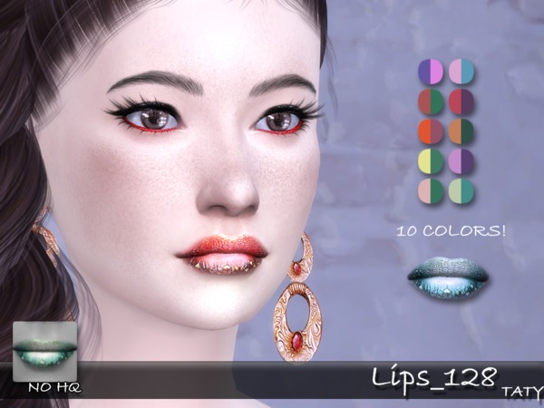  The Sims Resource: Lips 128 by taty
