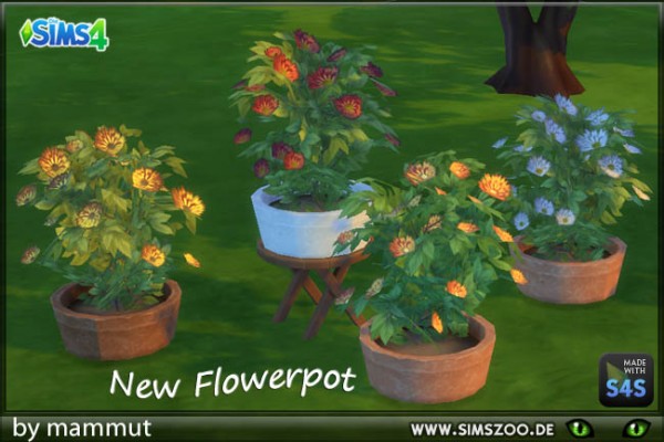  Blackys Sims 4 Zoo: Potted plant 1 by Mammut