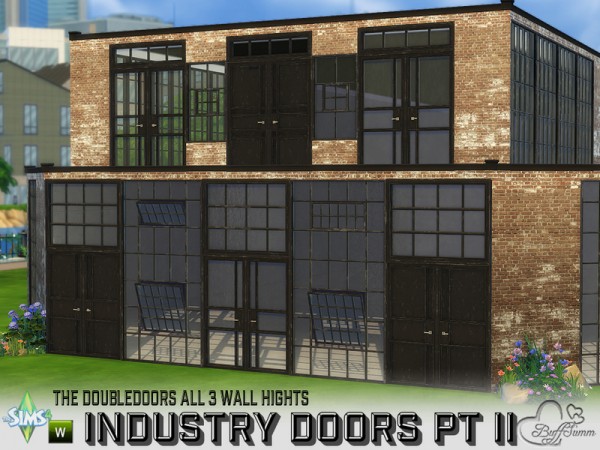  The Sims Resource: Industry Build: Doubledoors by BuffSumm