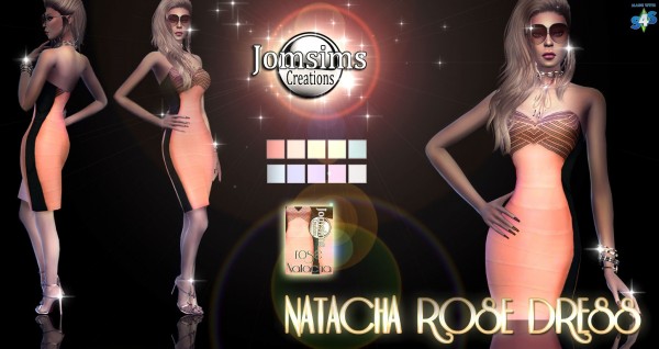  Jom Sims Creations: Natacha Rose dress