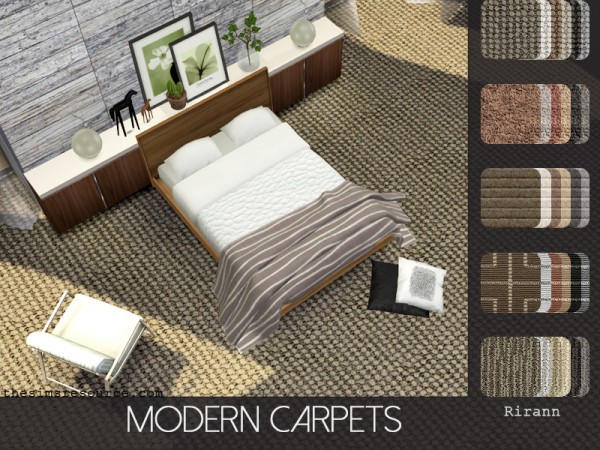  The Sims Resource: Modern Carpets by Rirann