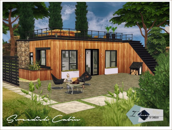  Sims 4 Designs: Swedish Cabin
