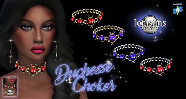  Jom Sims Creations: Duchesse choker
