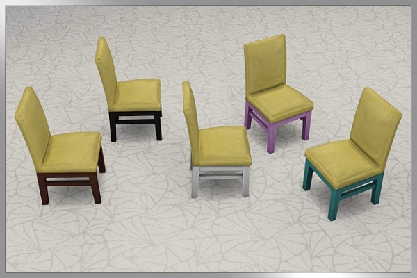  Blackys Sims 4 Zoo: Roy chairs by Cappu