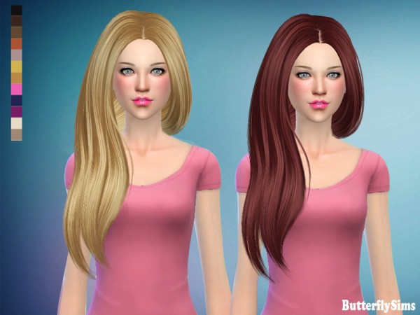  Butterflysims: B flysims hairstyle  178F No hat