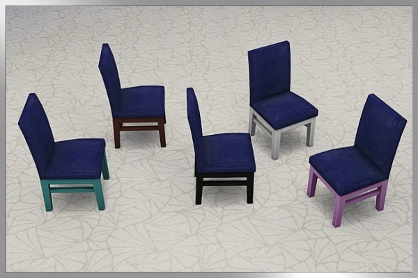  Blackys Sims 4 Zoo: Roy chairs by Cappu