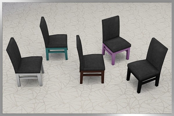  Blackys Sims 4 Zoo: Roy chairs by Cappu