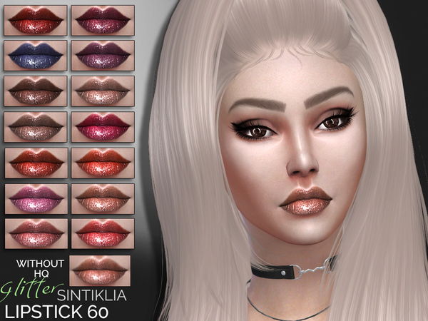  The Sims Resource: Sintiklia   Lipstick 60