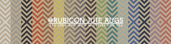  Simsational designs: Rubicon Jute Rugs