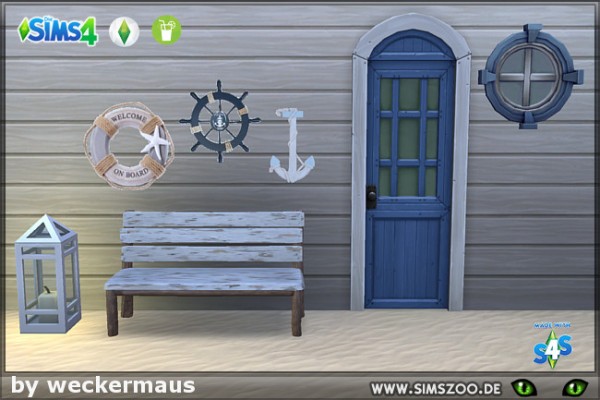  Blackys Sims 4 Zoo: Sea breeze panel by weckermaus