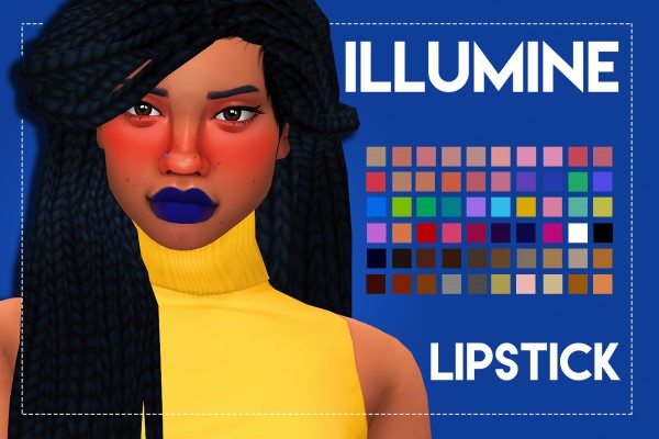 Simsworkshop: Illumine Lipstick by Weepingsimmer