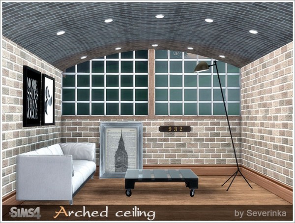 Sims by Severinka: Arched ceiling