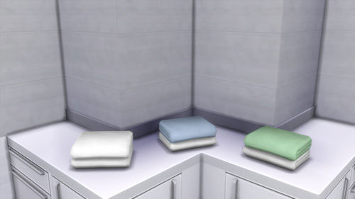  La Luna Rossa Sims: Hotel Folded Bath Towels Download