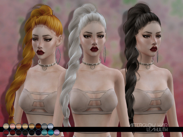  The Sims Resource: LeahLillith Afterglow Hair