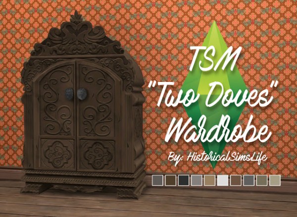  History Lovers Sims Blog: Two Doves Wardrobe