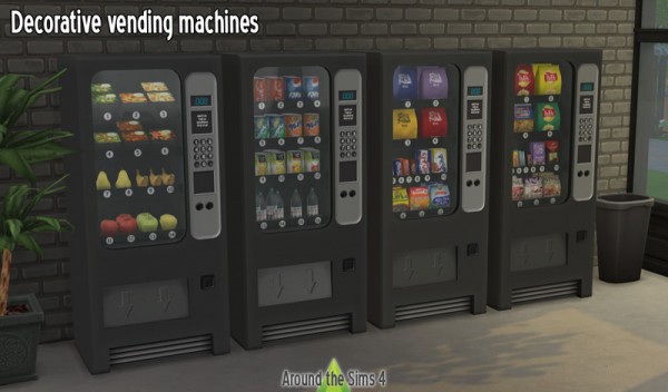  Around The Sims 4: Decorative vending machines