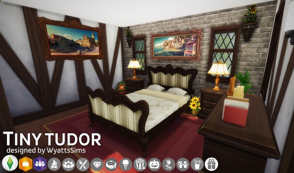  Simsworkshop: Tiny Tudor Home by WyattsSims
