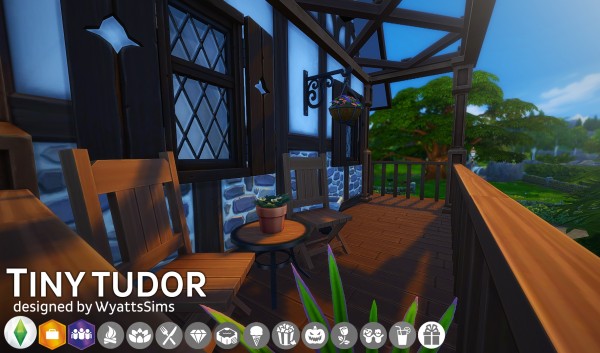  Simsworkshop: Tiny Tudor Home by WyattsSims