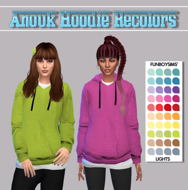 Simsworkshop: Anouk Hoodie by maimouth