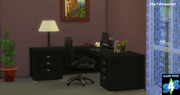 sims 4 the new in town desk cc