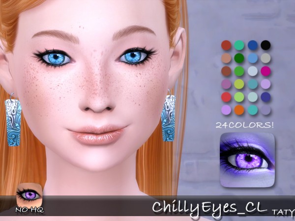 Simsworkshop: Chilly Eyes by Taty
