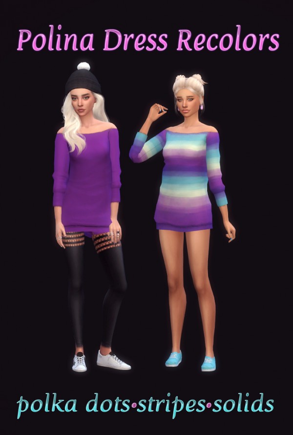  Simsworkshop: Polina Sweater Dress