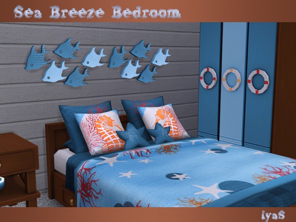 The Sims Resource: Sea Breeze Bedroom by soloriya