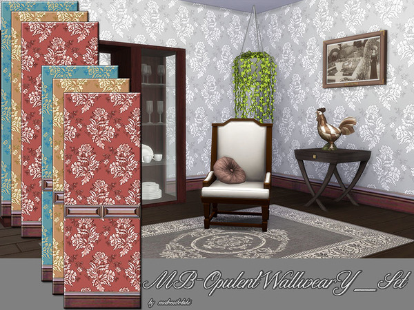  The Sims Resource: Opulent Wallwear Y by matomibotaki