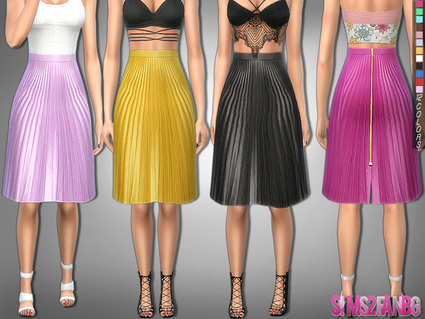  The Sims Resource: 234   Pleated Skirt by sims2fanbg