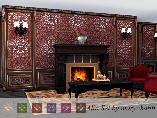  The Sims Resource: Alia set walls by marychabb