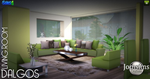  Jom Sims Creations: Dalgos livingroom