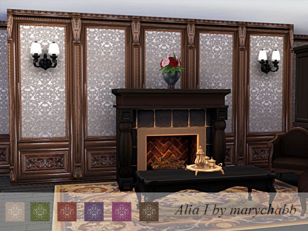  The Sims Resource: Alia set walls by marychabb