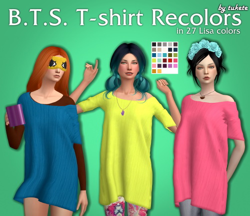 Tukete: B.T.S T-shirt • Sims 4 Downloads