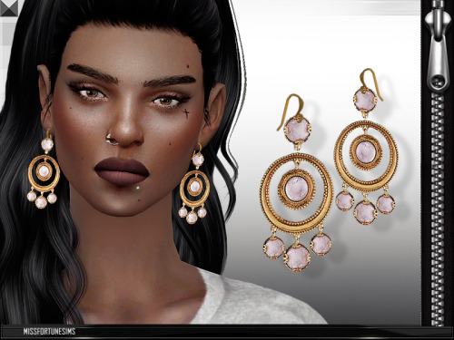  MissFortune Sims: Leyla Earrings