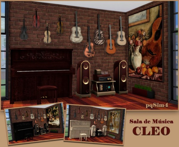  PQSims4: Cleo music room