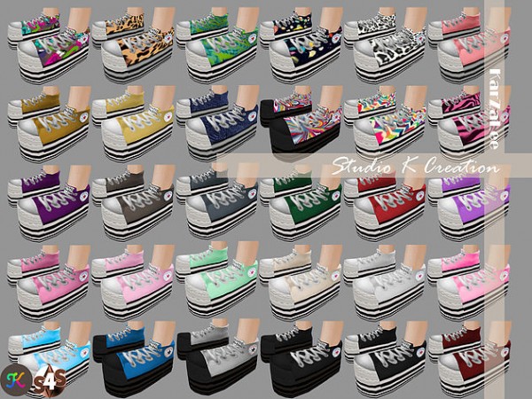  Studio K Creation: Platforms Sneakers High heel