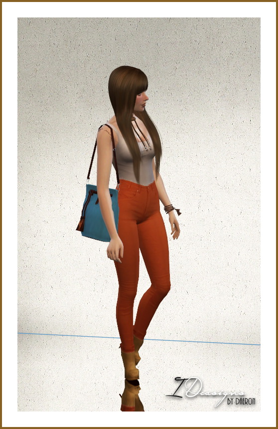  Sims 4 Designs: Leisure Womens Crossbody Bag With Tassel