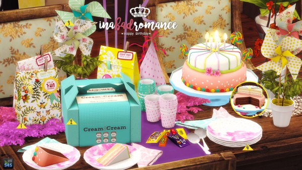  In a bad romance: Happy Birthday mini set