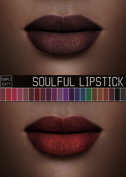  Simpliciaty: Soulful lipstick