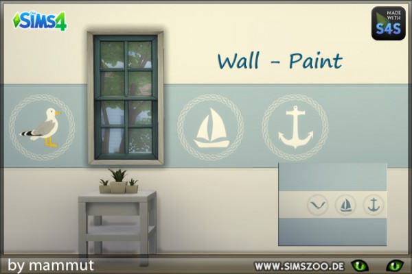  Blackys Sims 4 Zoo: Maritim 1 walls by mammut