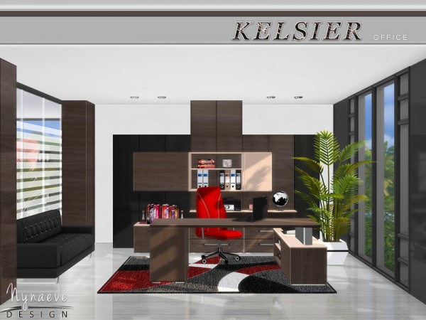 The Sims Resource: Kelsier Office by NynaeveDesign