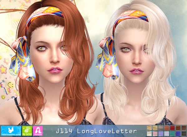  NewSea: J114 LongLoveLetter donation hairstyle
