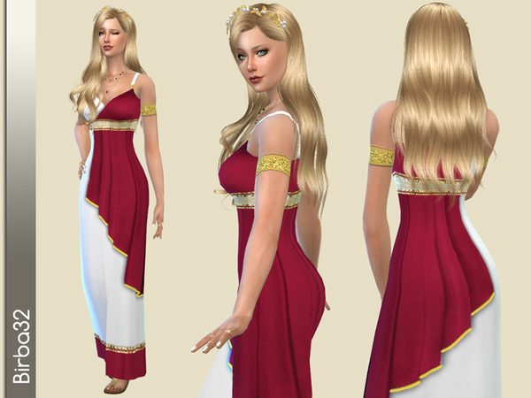  The Sims Resource: Impero dress by Birba32