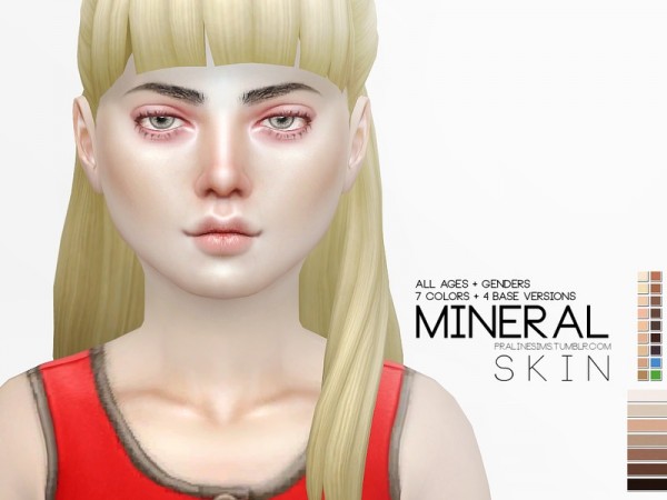  The Sims Resource: Mineral Skin by Pralinesims
