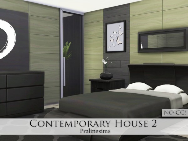  The Sims Resource: Contemporary House 2 by Pralinesims