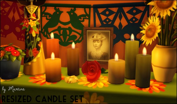  Martine Simblr: Day of the Dead candles