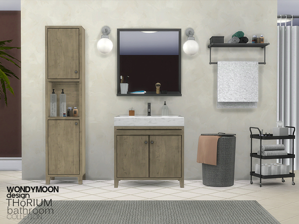  The Sims Resource: Thorium Bathroom Decorations by wondymoon