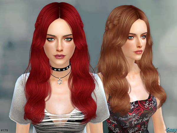  The Sims Resource: Cazy Sandy Hairstyle