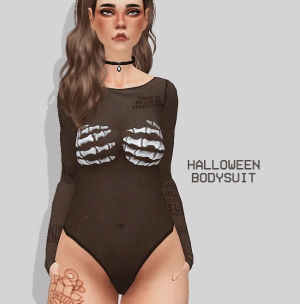  Pure Sims: Halloween bodysuit