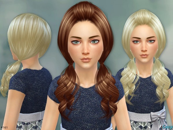  The Sims Resource: Cazy`s Ellie Hairstyle   Set